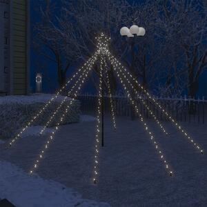 Cascadă lumini pom Crăciun interior/exterior 400 LED-uri 2,5 m