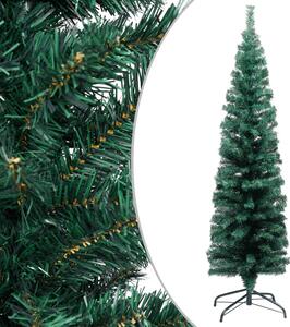 Brad de Crăciun artificial slim cu suport, verde, 120 cm, PVC