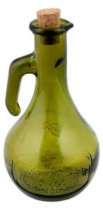 Oțetieră din sticlă reciclată Ego Dekor Di Vino, 500 ml, verde