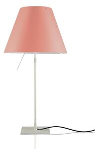 Luceplan - Costanza Lampă de Masă Aluminium cu Edgy Pink