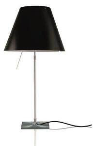 Luceplan - Costanza Lampă de Masă cu Dimmer Aluminium cu Liquorice Black