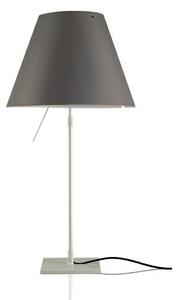 Luceplan - Costanza Lampă de Masă cu Dimmer Aluminium cu Concrete Grey