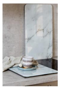 Set 2 protecții din sticlă pentru aragaz Wenko Marble, 52 x 30 cm