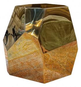 Masa cafea aurie 65x50cm Boulder High