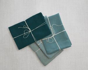 Set 4 șervețele textile Really Nice Things Turquoise, 43 x 43 cm