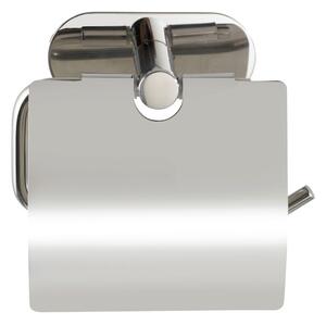 Suport oțel inoxidabil pentru hârtie igienică fără sistem de prindere cu șurub Wenko Turbo-Loc® Orea Shine Cover