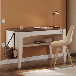 Birou copii colectia Lapel, 120x60x77 cm, design elegant, bej si maro