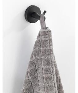 Cârlig negru mat de montat pe perete din oțel inoxidabil Bosio – Wenko