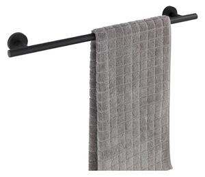 Suport pentru prosoape negru mat de montat pe perete din oțel inoxidabil Bosio – Wenko
