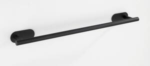 Suport de perete pentru prosoape din oțel inoxidabil Wenko Orea Rail Turbo-Loc®, negru mat