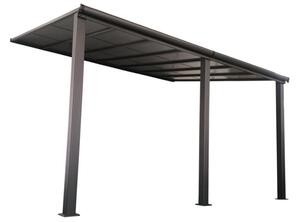 Copertină patio din aluminiu 3 x 4 m Denver Garden Point antracit