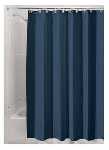 Perdea de duș iDesign, 183 x 183 cm, albastru închis