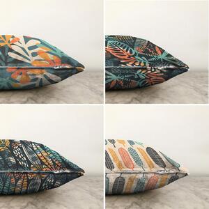 Set 4 fețe de pernă Minimalist Cushion Covers Colorful, 55 x 55 cm