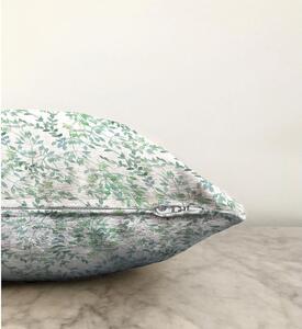 Față de pernă din amestec de bumbac Minimalist Cushion Covers Twiggy, 55 x 55 cm, bej-verde