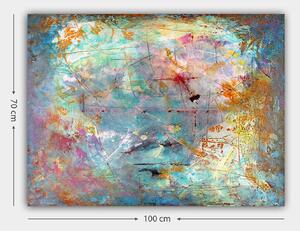 Tablou Canvas Hope, Multicolor, 100x3x70 cm