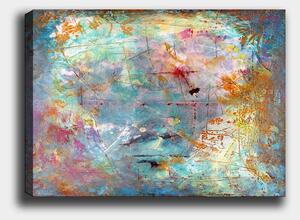 Tablou Canvas Hope, Multicolor, 100x3x70 cm