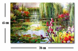 Tablou Canvas Delta Vacaresti, Multicolor, 70 x 45 cm
