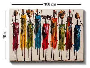 Tablou Canvas Africa, Multicolor, 100 x 70 cm