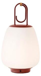 &Tradition - Lucca SC51 Exterior Portable Opal Glass/Maroon