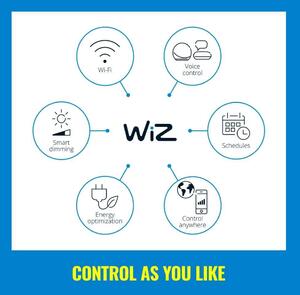 WiZ - Pole Lampadar Wi-Fi White WiZ