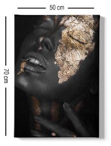 Tablou Canvas African Lady, Multicolor, 70 x 50 cm