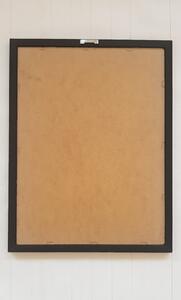 Set 3 tablouri cu ramă neagră Vavien Artwork Gilded, 35 x 45 cm