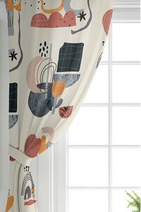Set 2 draperii cu amestec de bumbac Minimalist Home World, 140 x 260 cm
