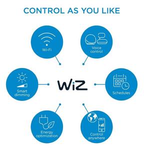 WiZ - Hero Portable Veioză RGB White WiZ