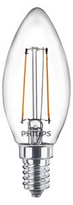 Philips - Bec LED 2W Glass Candle (250lm) E14