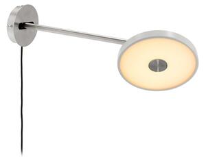 UMAGE Aplică de perete cu LED Asteria Long, gri, oțel, priză, reglabil, Gri, dormitor, Metal, Design