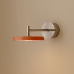 UMAGE Aplică de perete cu LED Asteria Short, portocaliu, oțel, racord direct, reglabil, Portocaliu, dormitor, Metal, Design