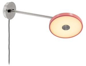 UMAGE Aplică de perete cu LED Asteria Long, roz, oțel, priză, reglabil, Roz / Rosé, dormitor, Metal, Design