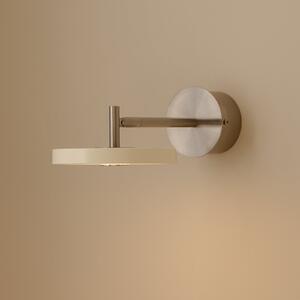 UMAGE Aplică de perete cu LED Asteria Short, albă, oțel, racord direct, reglabil, Alb, dormitor, Metal, Design