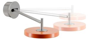 UMAGE Aplică de perete cu LED Asteria Long, portocaliu, oțel, racord direct, reglabil, Portocaliu, dormitor, Metal, Design