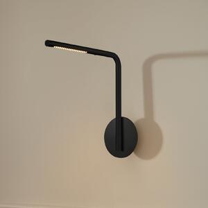 UMAGE Aplică de perete cu LED Omni Pivot, negru, dimabil, reglabil, Negru, dormitor, Aluminiu, Design