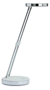 Maul Lampă de masă cu LED MAULpuck, braț telescopic, alb, Alb, Studiu / Birou, Plastic, Modern