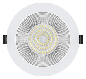 The Light Group SLC Shift spot LED încastrat Ø 19cm CCT, alb, reglabil, Alb, Camera de zi / sufragerie, Metal, Corpuri de iluminat încastrate rotunde