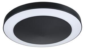 Paulmann Lampă LED pentru exterior Circula, antracit, senzor, IP44, Negru, Plastic, Modern