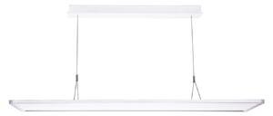 Sylvania Lampă suspendată LED Areum, 120 x 30 cm, 840, DALI, reglabil, Alb, Studiu / Birou, Metal