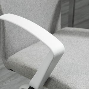 Vinsetto scaun rotativ pentru birou, 61x61x89-99 cm, gri | Aosom Ro