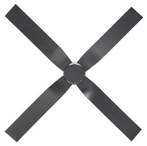 CasaFan Ventilator de tavan Eco Ventos, gri, metal, IP44, curent continuu, WiFi, Gri, Metal, Modern