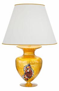 KOLARZ Kolarz Lampa de masă Anfora, auriu, înălțime 65 cm, sticlă/fabricat, Auriu / Alamă, Camera de zi / sufragerie, Sticlă, Design