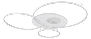 Globo 48466-70W-LED Plafonieră dimabilă INVERTINA 70W/230V 105x26,5 cm argintie+telecomandă