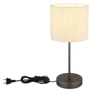 Globo 51540108 - Lampă de masă THEA 1xE27/25W/230V negru/bej