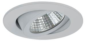 BRUMBERG LED spot de încastrat Seven-R, 3.000 K, alb mat, aluminiu, reglabil, Alb, Hol, Aluminiu, Corpuri de iluminat încastrate rotunde