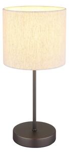 Globo 51540108 - Lampă de masă THEA 1xE27/25W/230V negru/bej