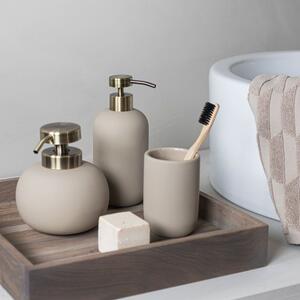 Perie de WC crem din ceramică Lotus – Mette Ditmer Denmark