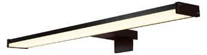 Searchlight Kos LED lumină oglindă, lățime 60 cm, aluminiu negru IP44, Negru, Baie, Aluminiu, Modern, Perete unghiular