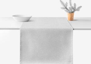 Goldea napron de masă exclusivă - argintiu cu sclipici 35x140 cm
