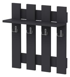 Cuier de perete negru Utica – Kalune Design